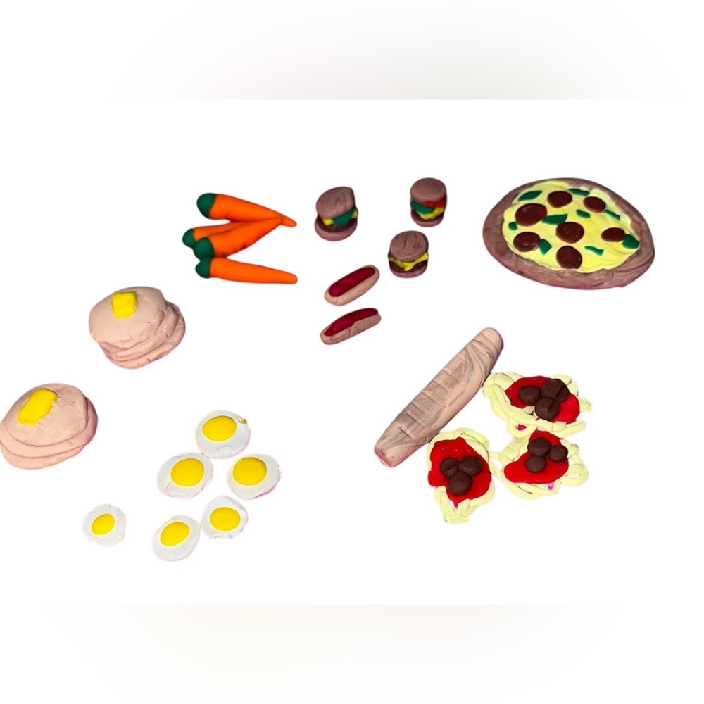 Hand Made Barbie play food. Barbie size. Made from Polymer clay.